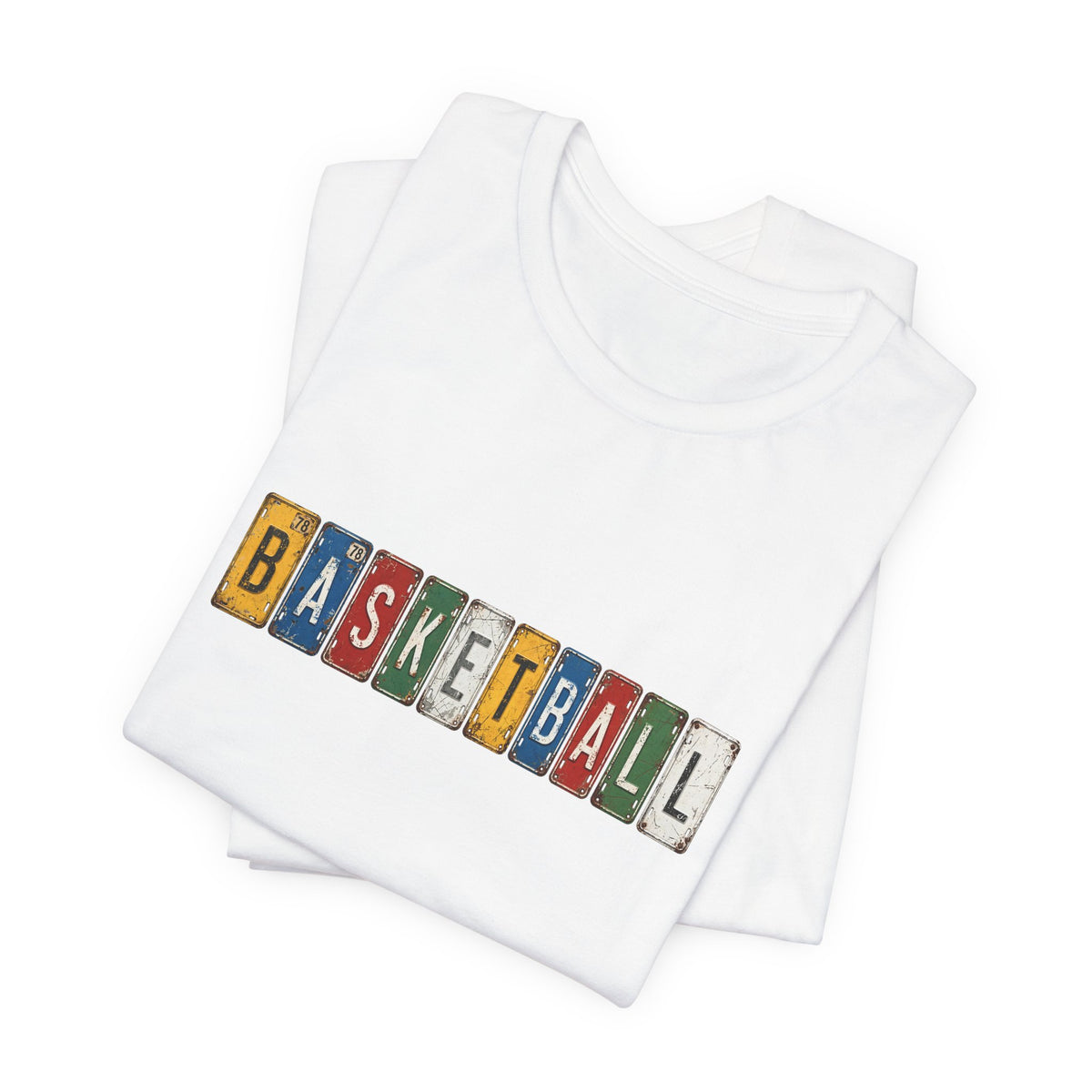 Basketball License Plate T-Shirt