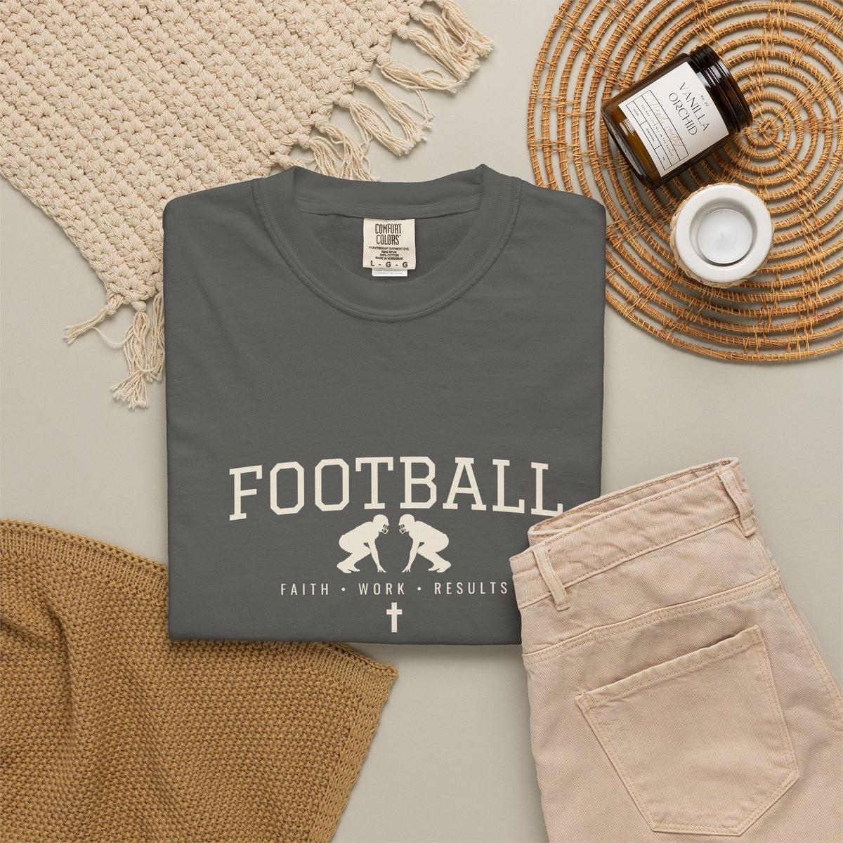 Football Faith Work Results T-Shirt