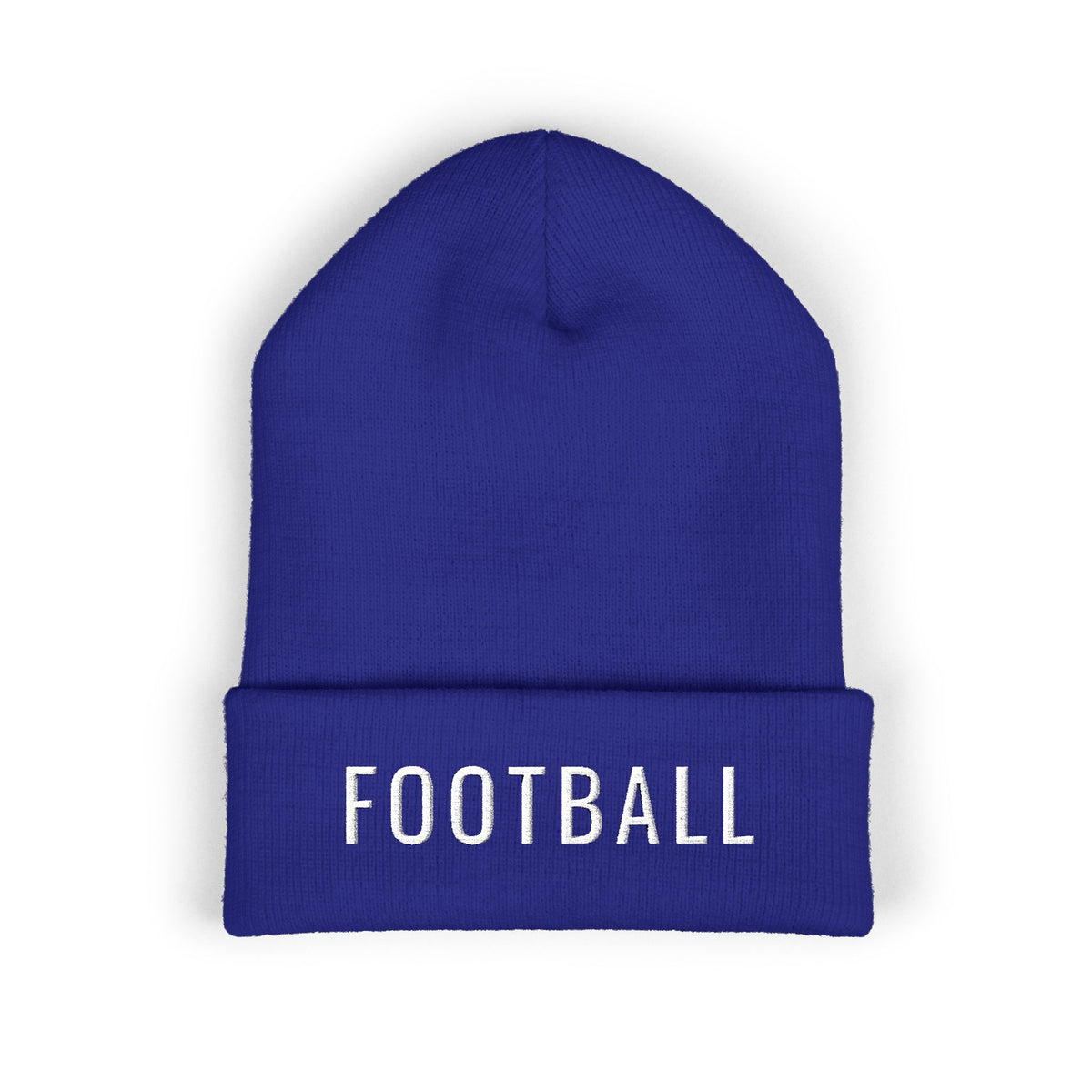 FOOTBALL Embroidered Cuff Beanie