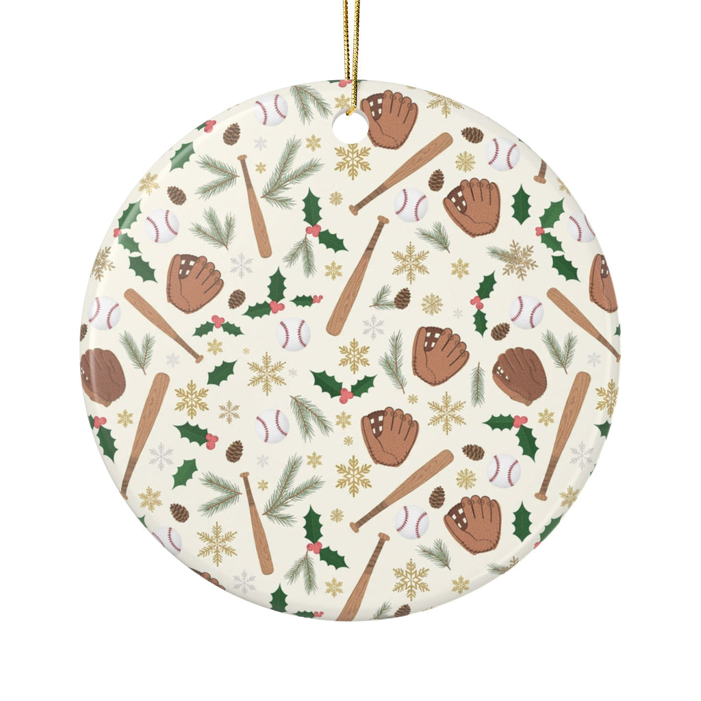 Baseball Christmas Ornament