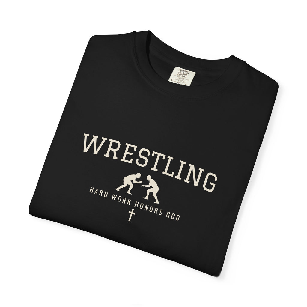 Hard Work Honors God Wrestling T-Shirt