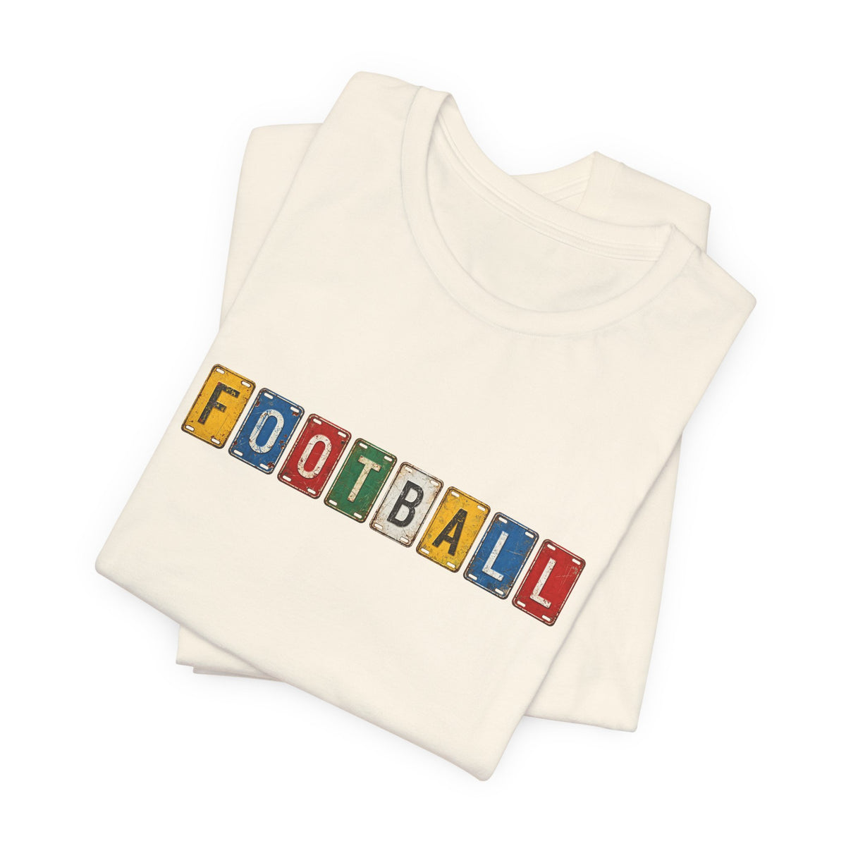 Football License Plate T-Shirt