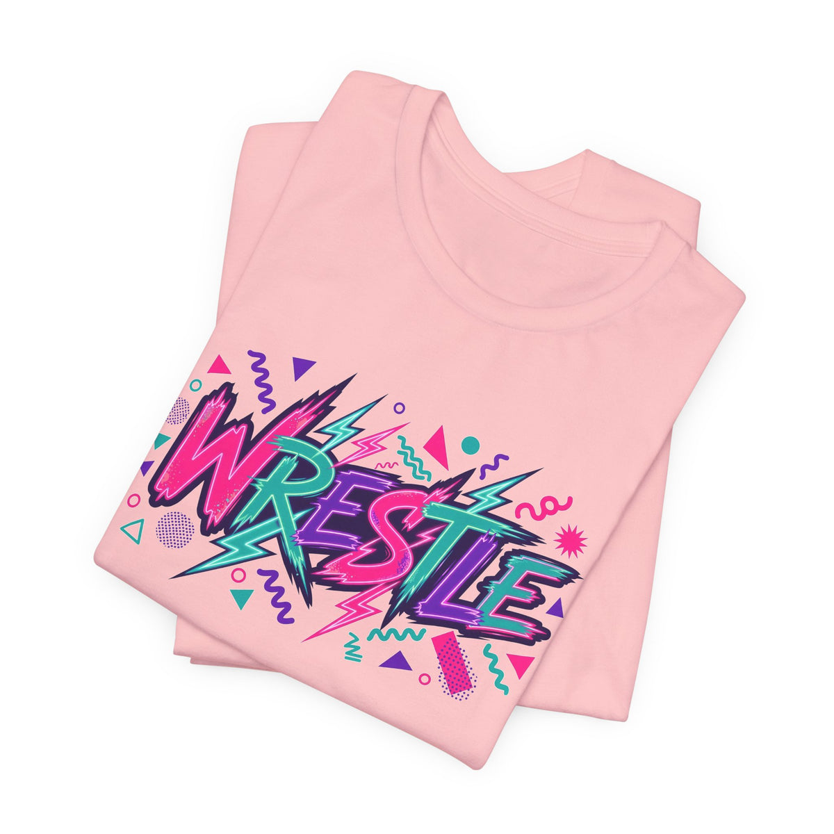 90s Neon Wrestling T-Shirt