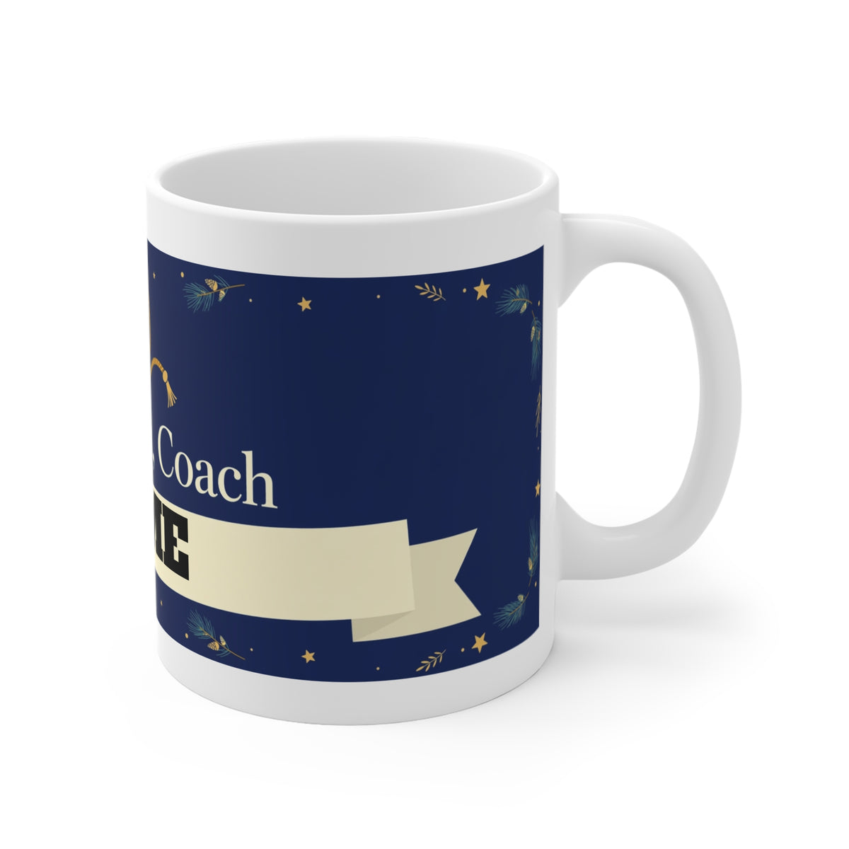 Thank You Coach Mug, Personalized, 11oz