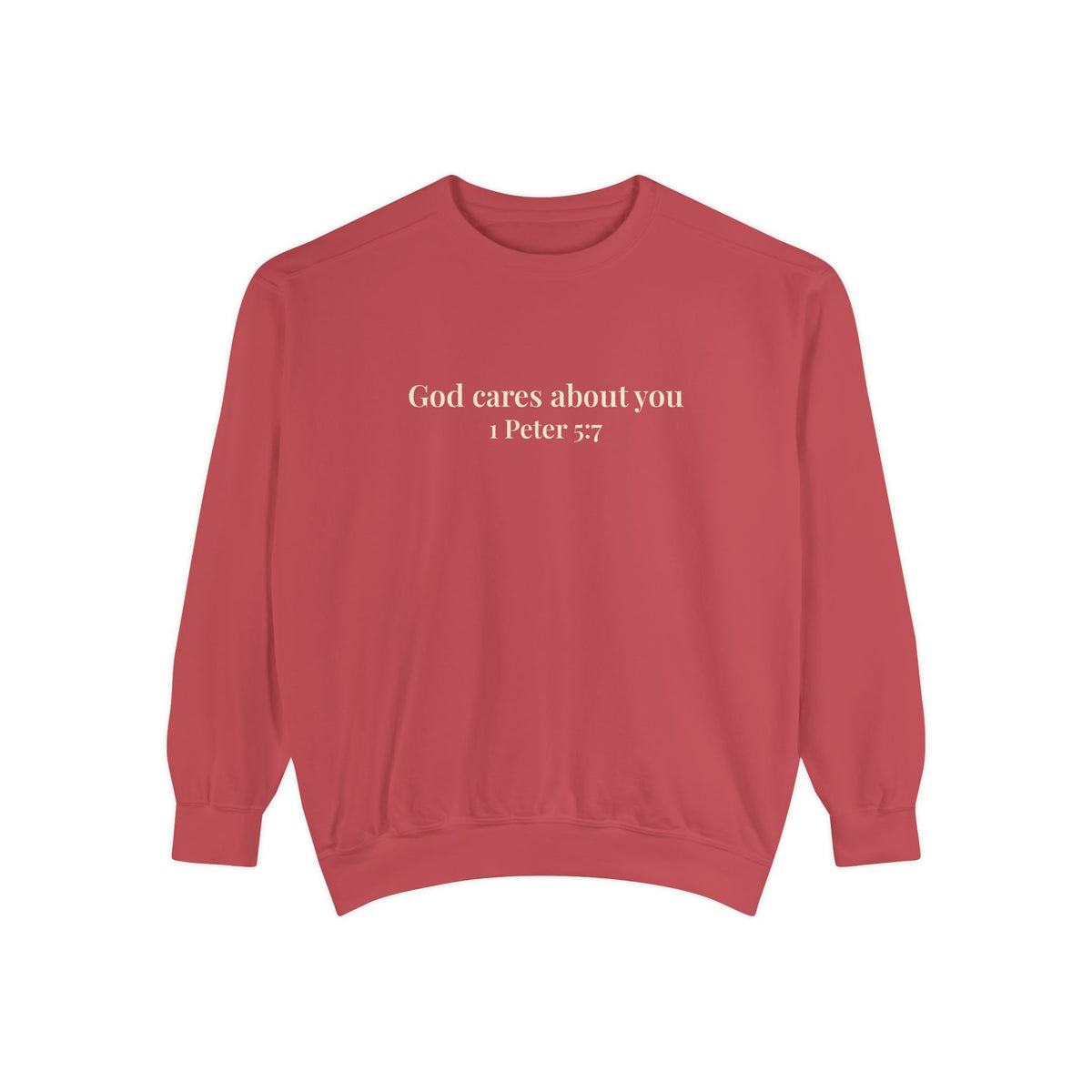 God Cares About You Crewneck Sweatshirt