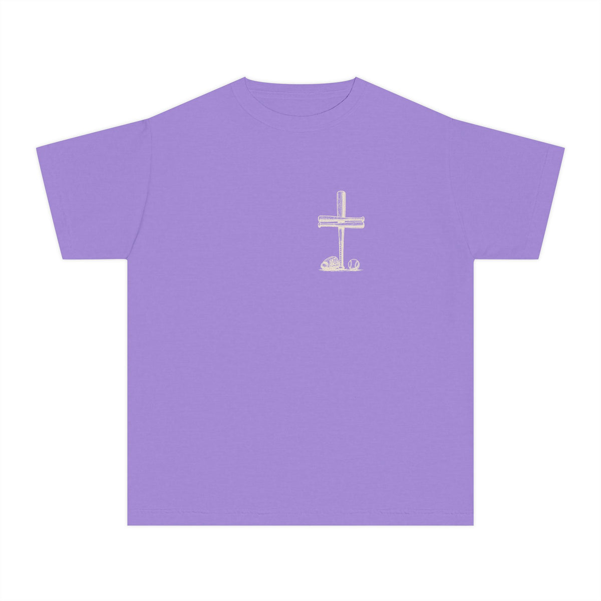I Can Do All Things Baseball Cross Youth T-Shirt