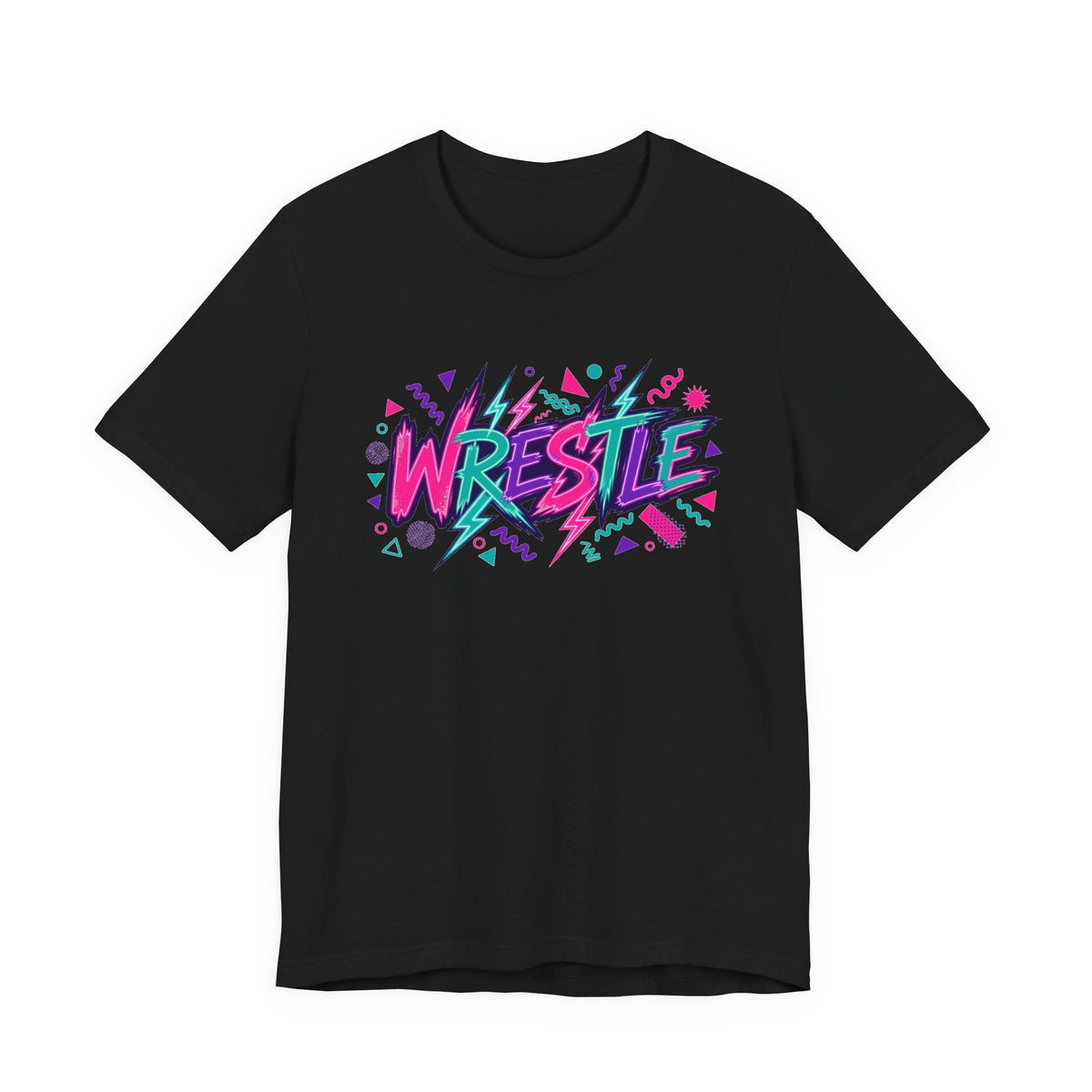 90s Neon Wrestling T-Shirt