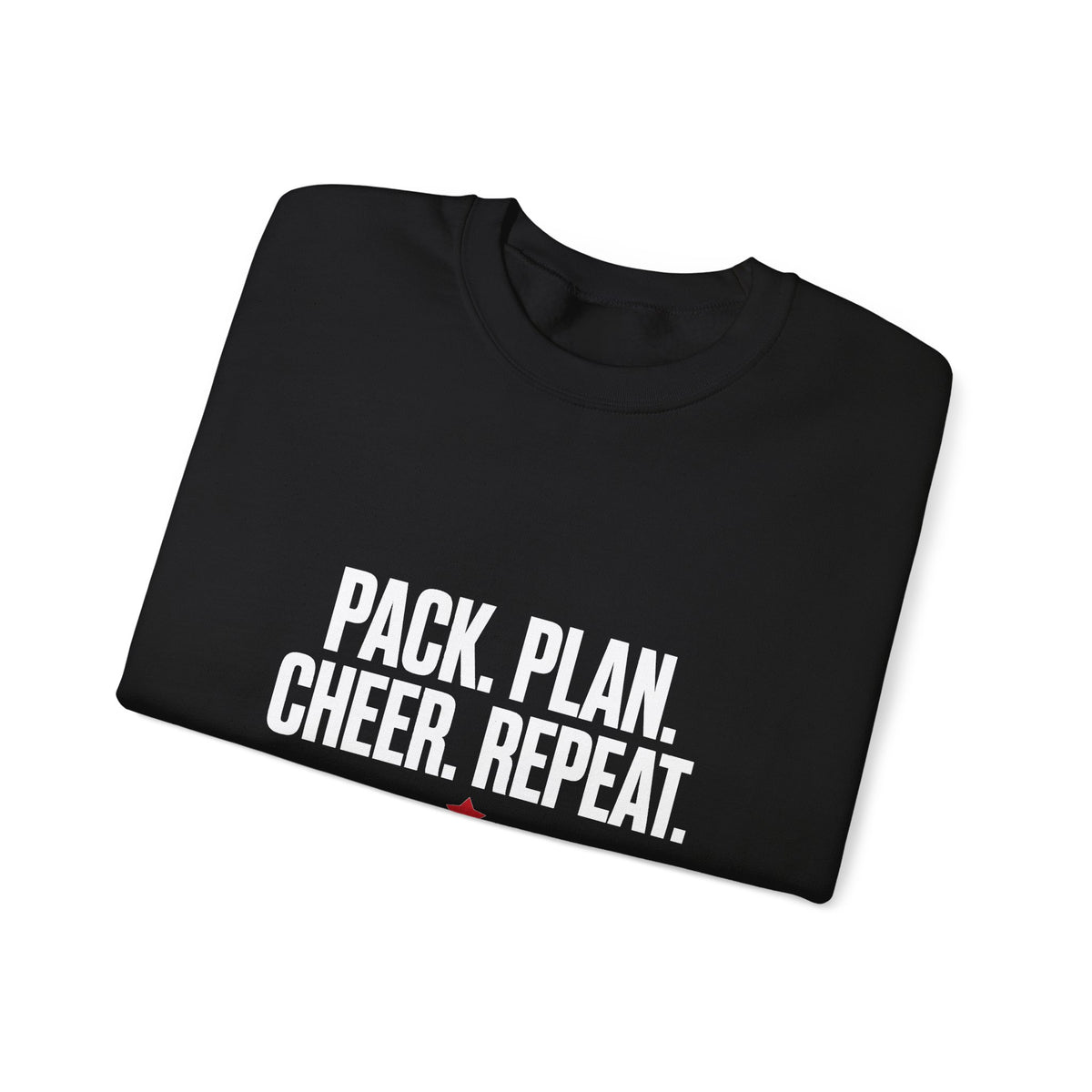 Pack Plan Cheer Crewneck - White Print
