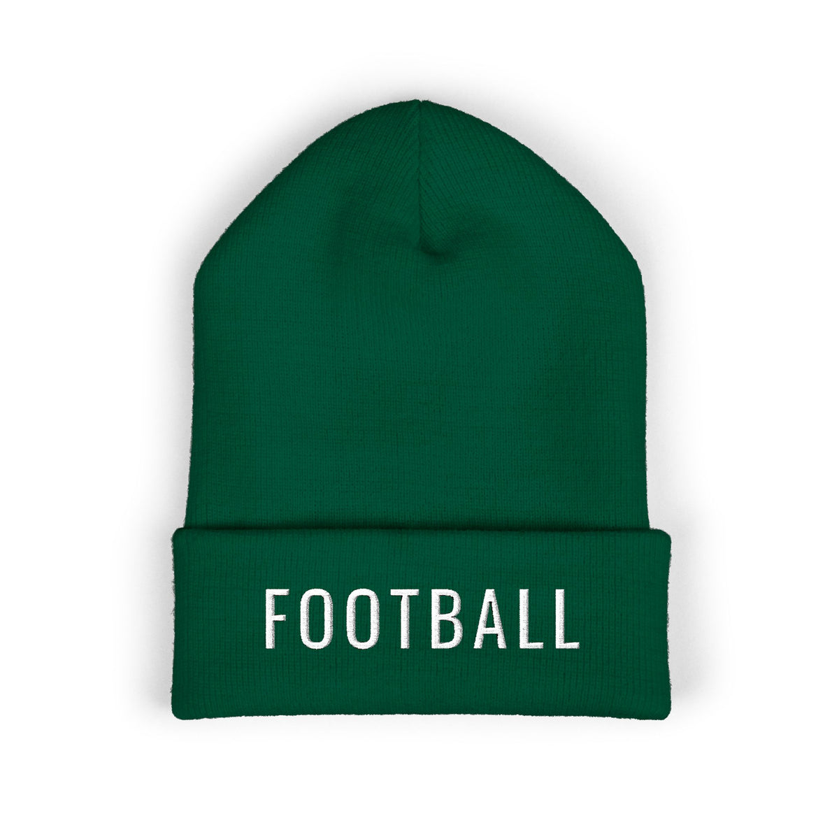 FOOTBALL Embroidered Cuff Beanie