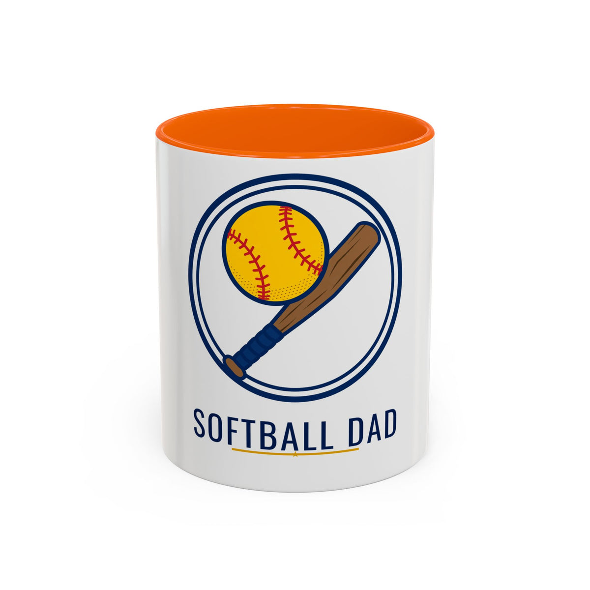 Softball Dad Coffee Mug, 11oz