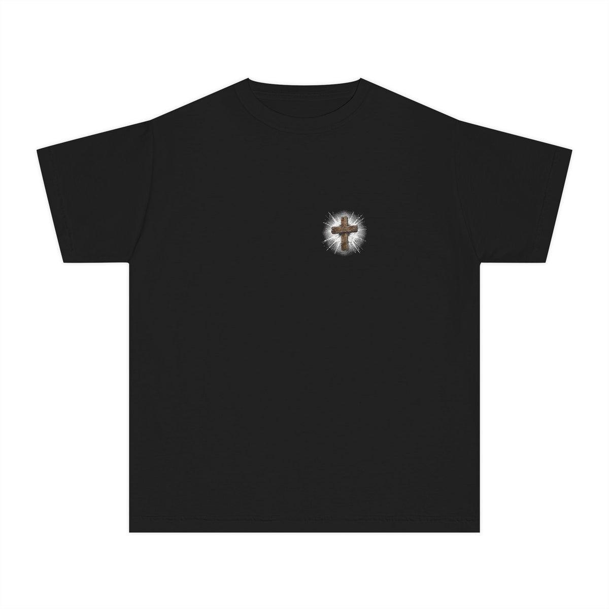 I Can Do All Things Baseball Splatter Youth T-Shirt