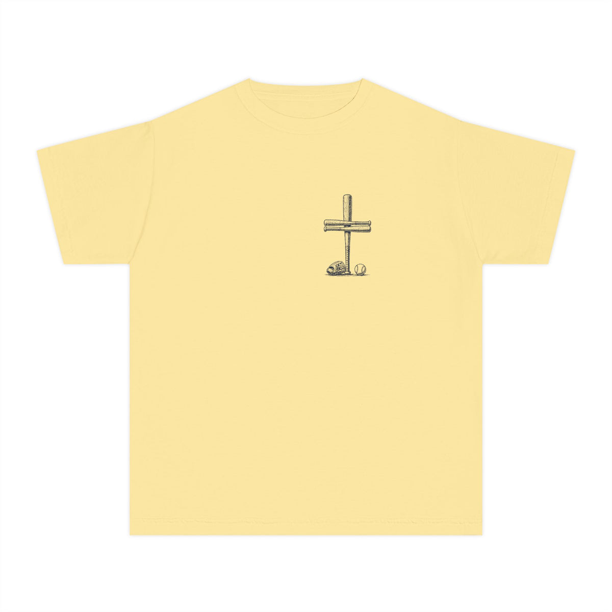 I Can Do All Things Baseball Cross Youth T-Shirt