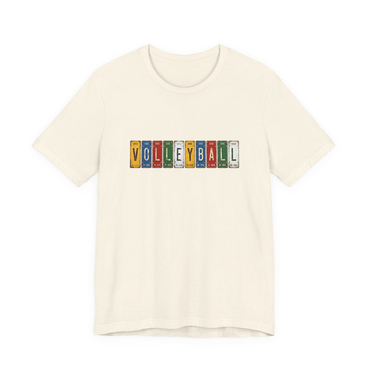 Volleyball License Plate T-Shirt