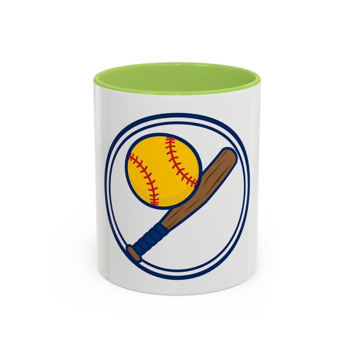 Softball Coffee Mug, 11oz