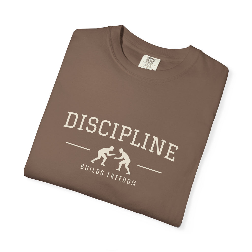 Discipline Builds Freedom Wrestling T-Shirt