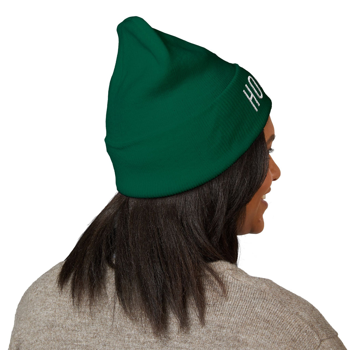 HOCKEY Embroidered Cuff Beanie