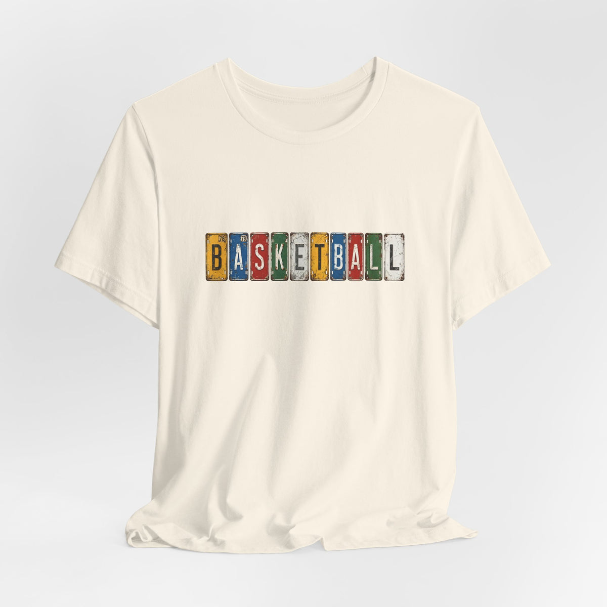 Basketball License Plate T-Shirt