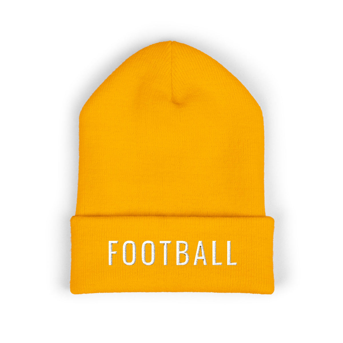 FOOTBALL Embroidered Cuff Beanie