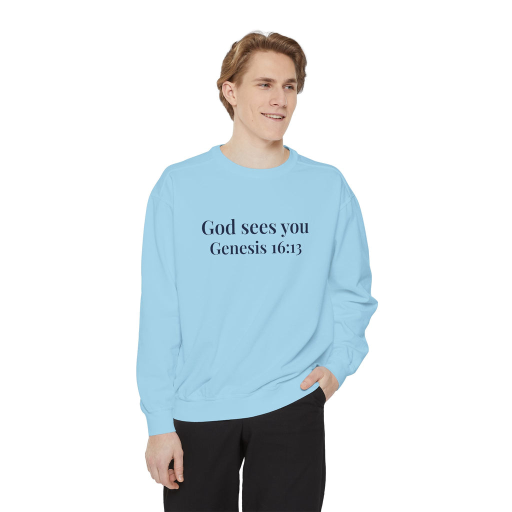 God Sees You Crewneck Sweatshirt