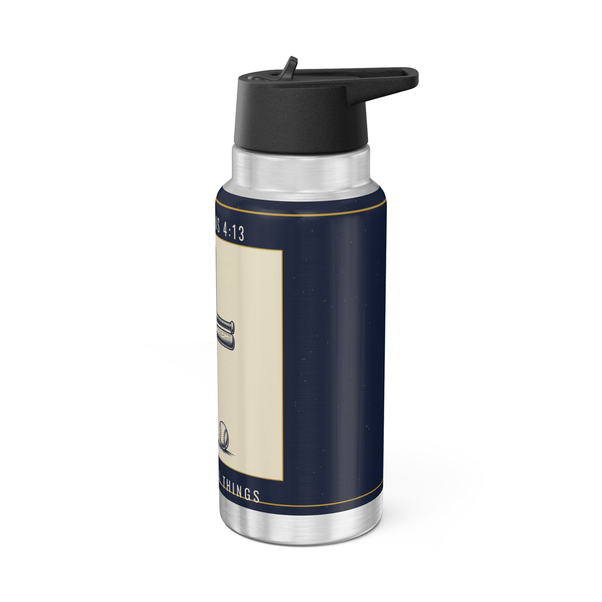 I Can Do All Things Baseball Cross Tumbler, 32oz