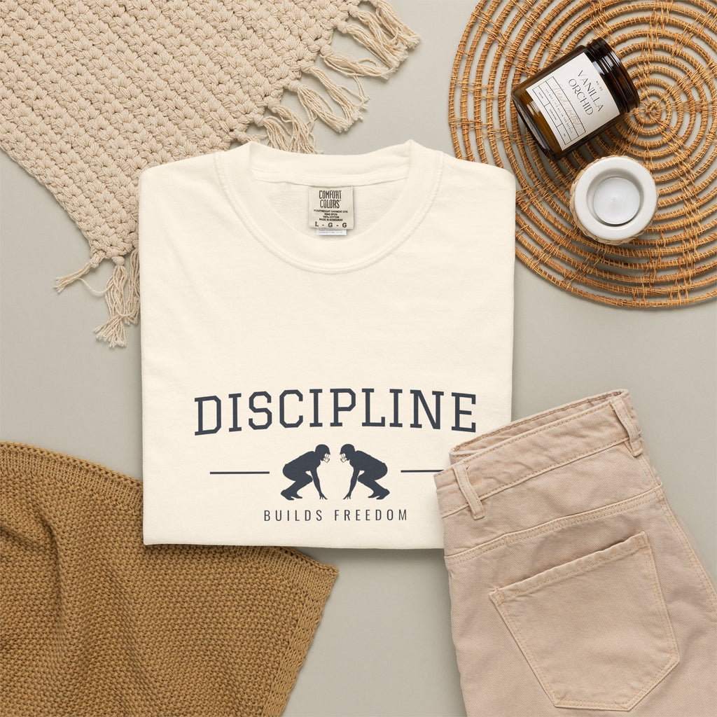 Discipline Builds Freedom Football T-Shirt