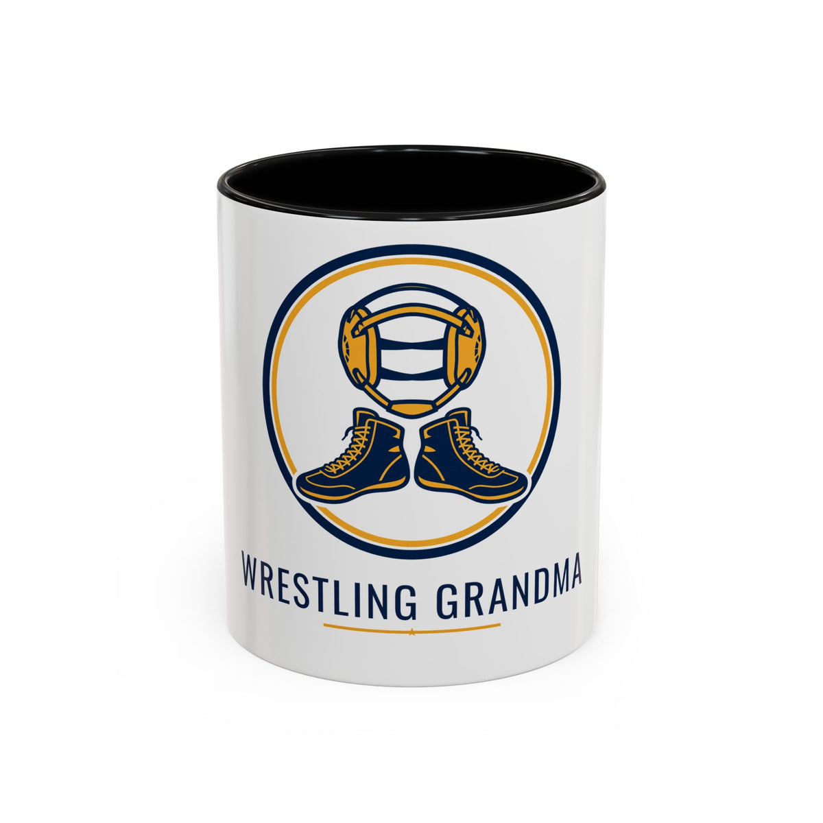 Wrestling Grandma Coffee Mug, 11oz