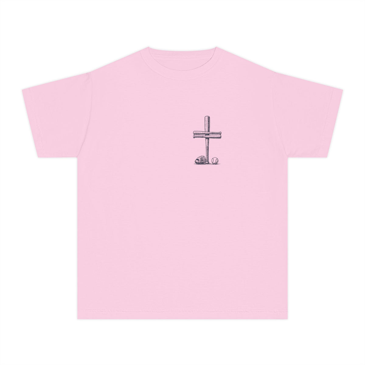 I Can Do All Things Baseball Cross Youth T-Shirt