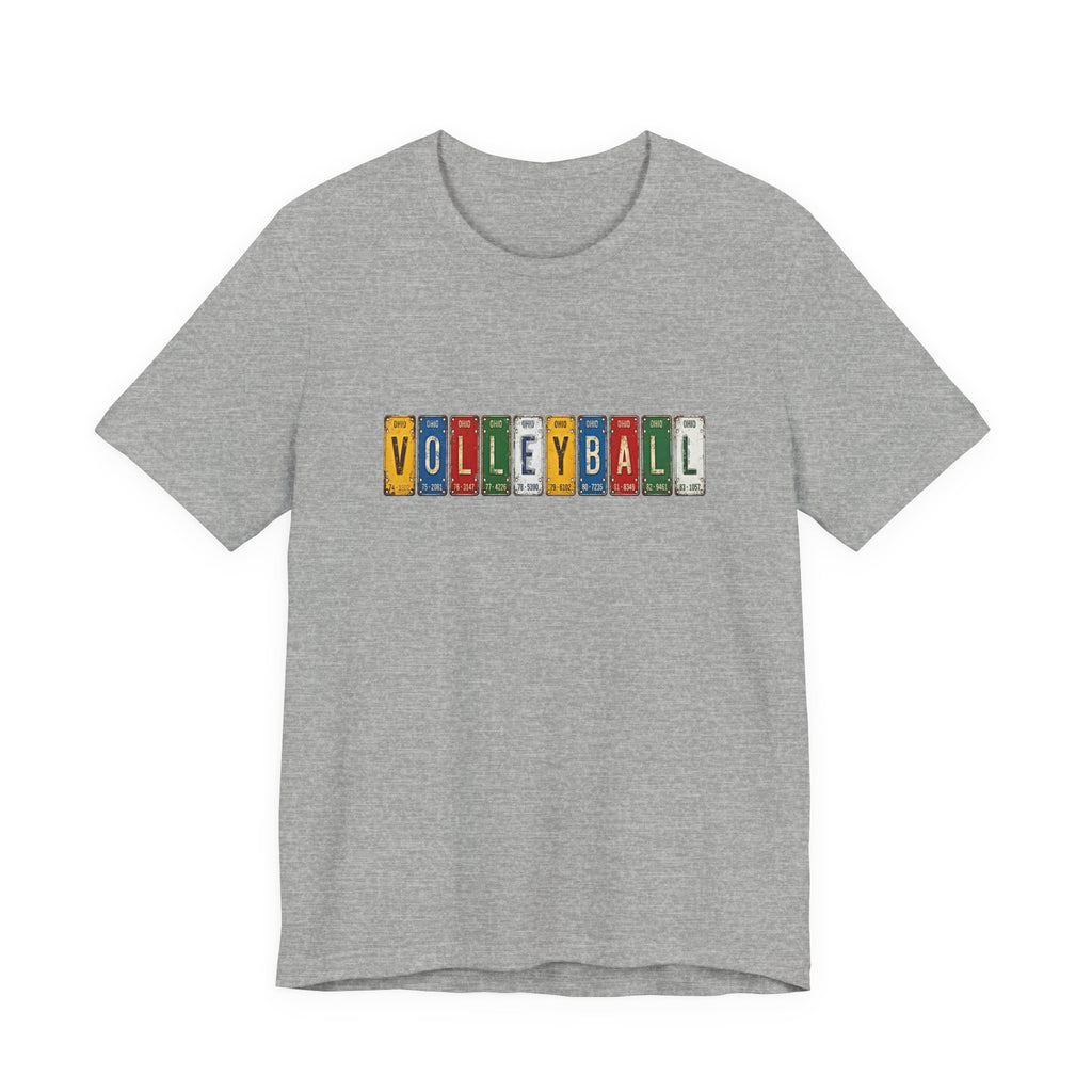 Volleyball License Plate T-Shirt