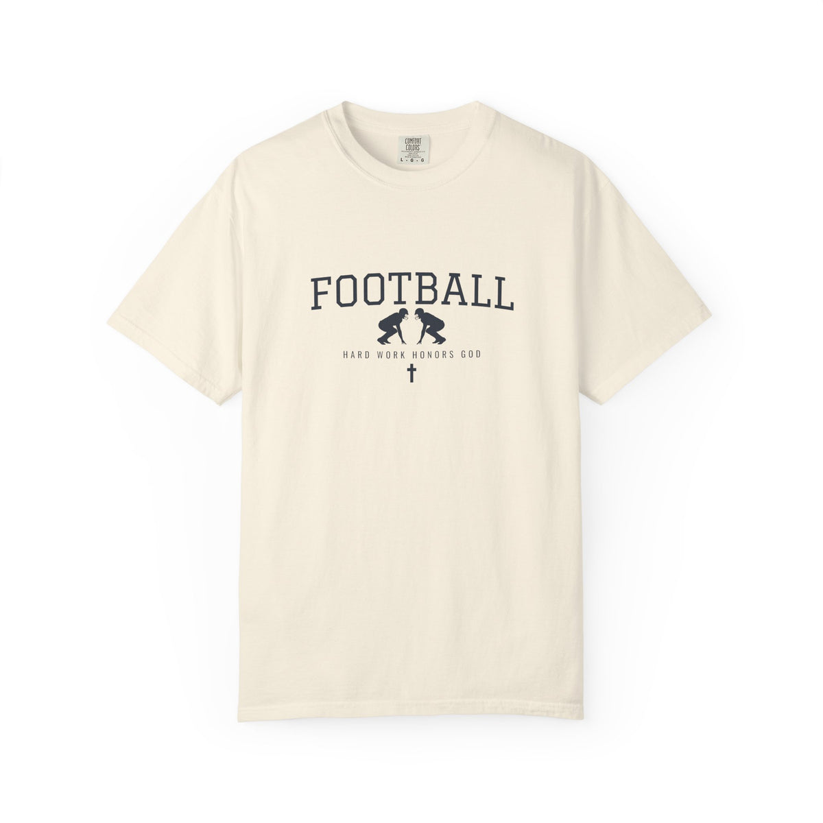 Hard Work Honors God Football T-Shirt