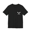 Crossed Bats T-Shirt - White Print