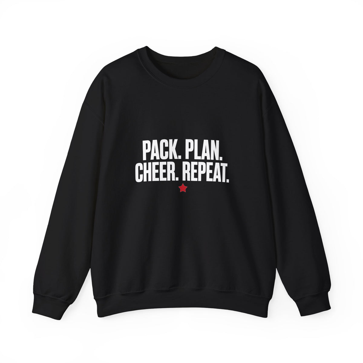 Pack Plan Cheer Crewneck - White Print