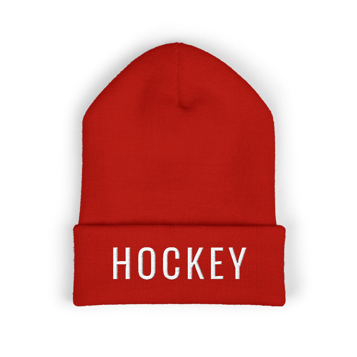HOCKEY Embroidered Cuff Beanie