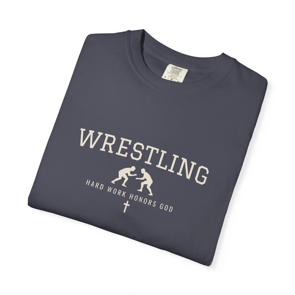 Hard Work Honors God Wrestling T-Shirt