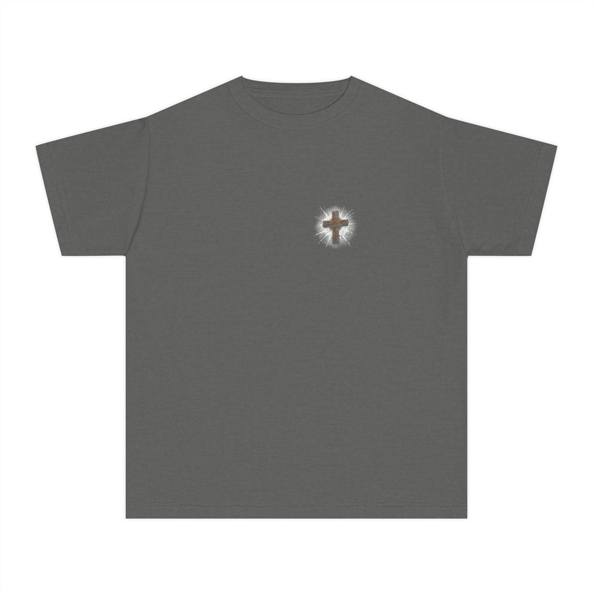 I Can Do All Things Baseball Splatter Youth T-Shirt