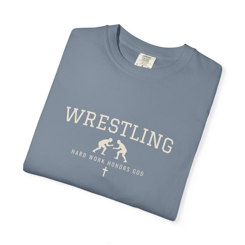 Hard Work Honors God Wrestling T-Shirt