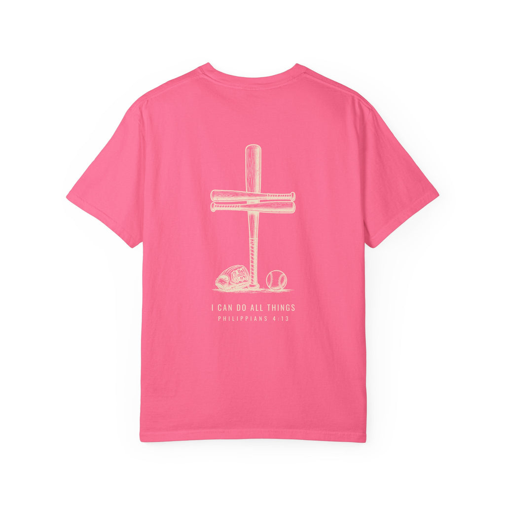 I Can Do All Things Baseball Cross T-Shirt