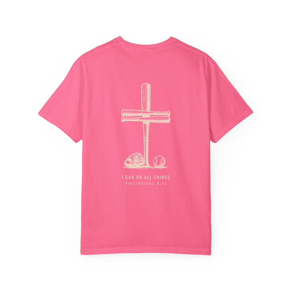 I Can Do All Things Baseball Cross T-Shirt