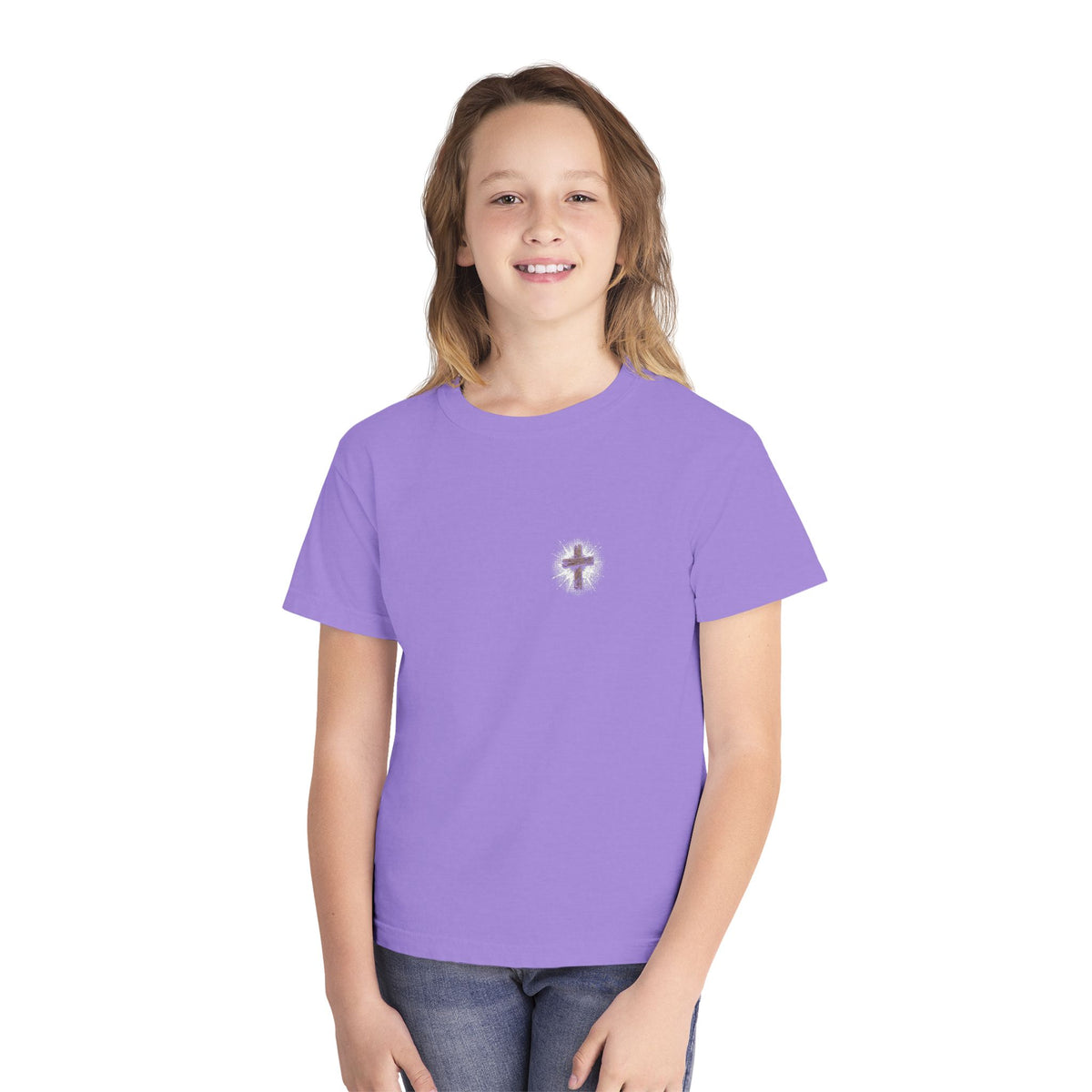 I Can Do All Things Baseball Splatter Youth T-Shirt