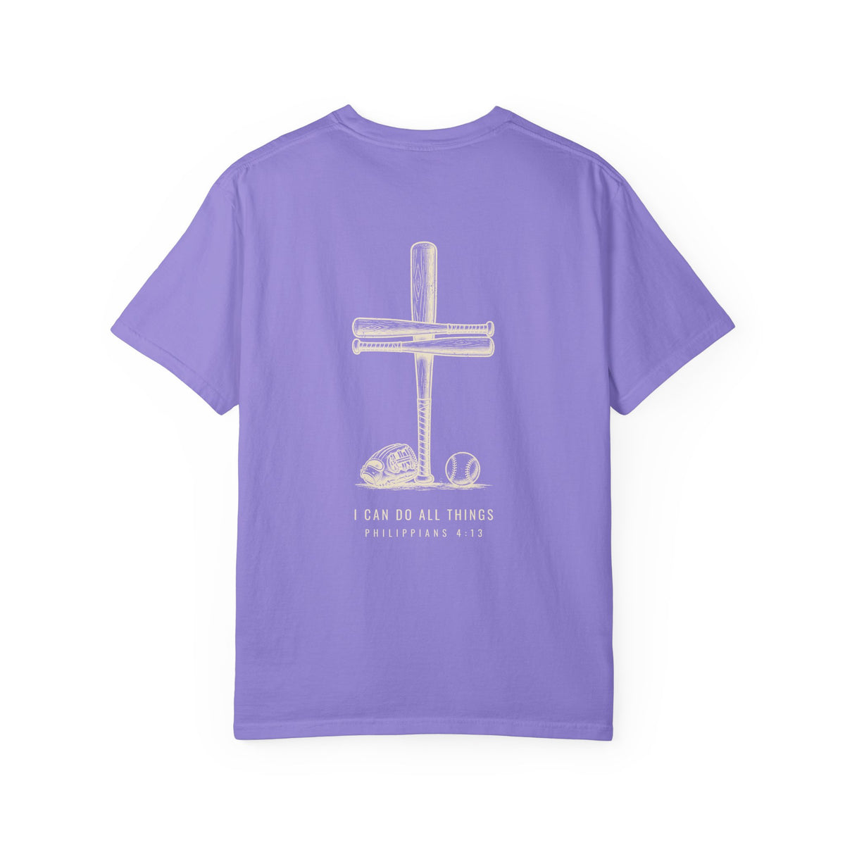 I Can Do All Things Baseball Cross T-Shirt