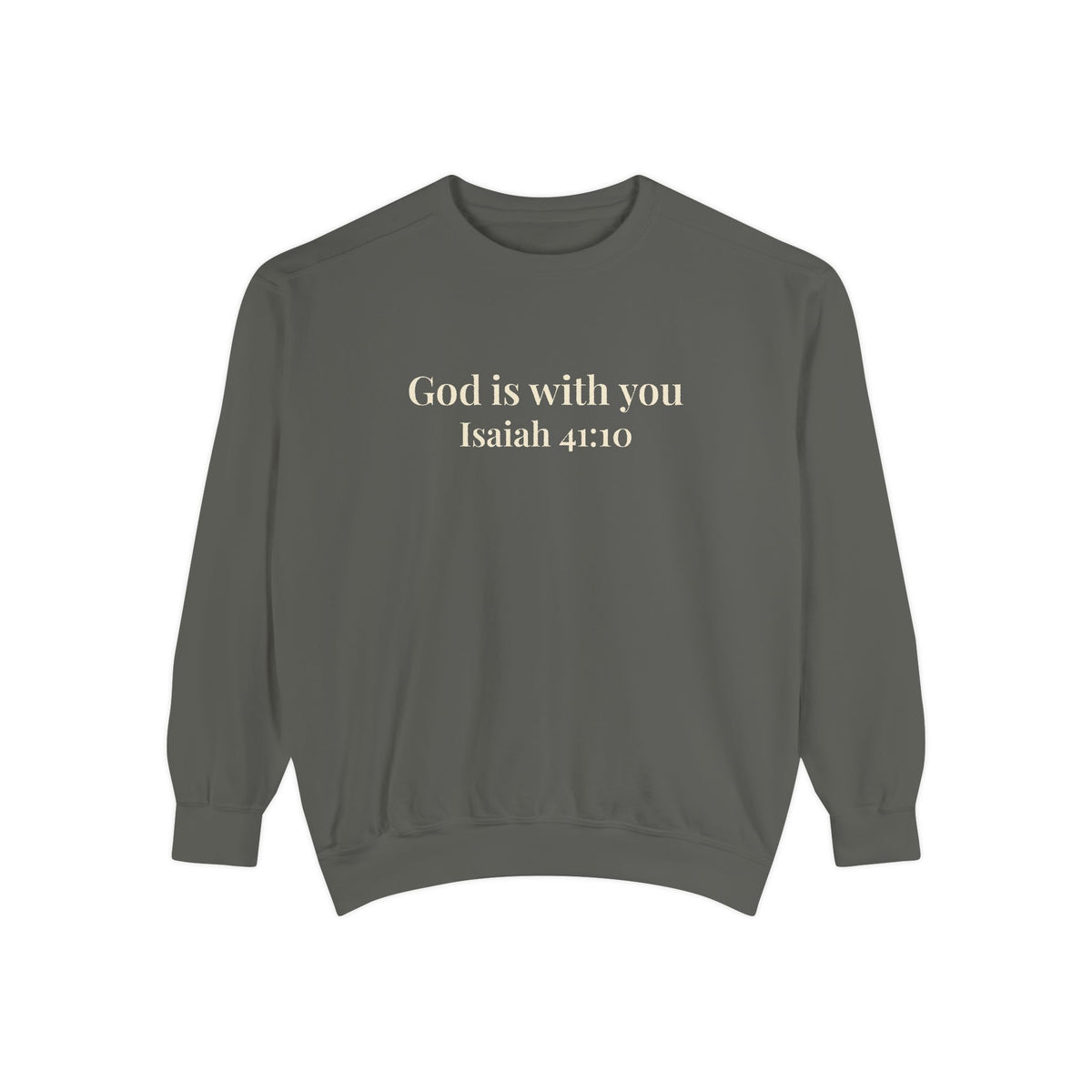 God Is With You Crewneck Sweatshirt