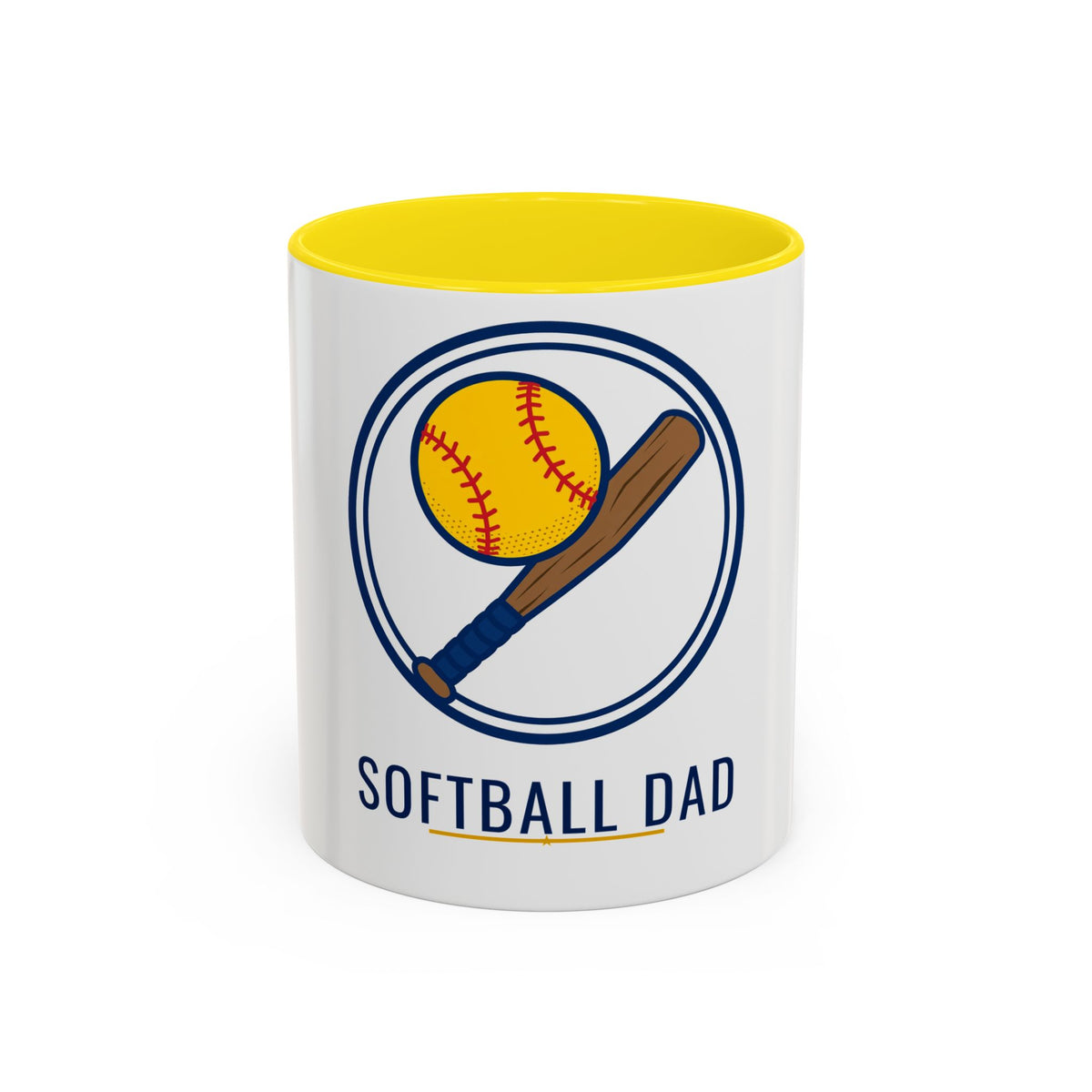Softball Dad Coffee Mug, 11oz