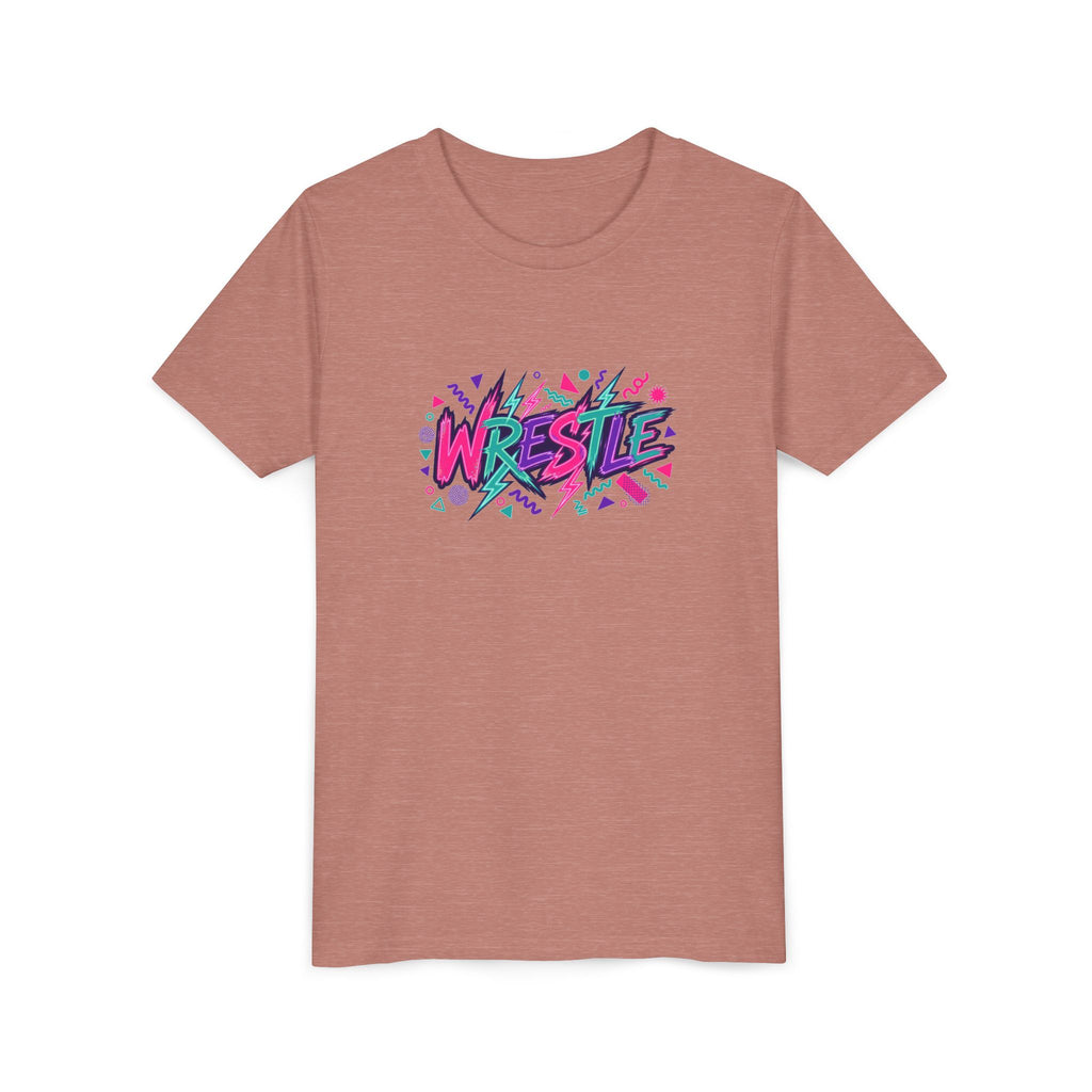 90s Neon Wrestling Youth T-Shirt