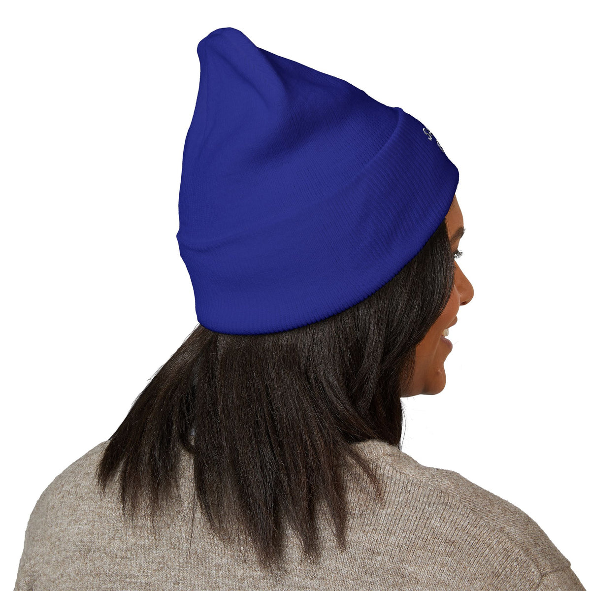 SAVED BY GRACE Embroidered Cuff Beanie