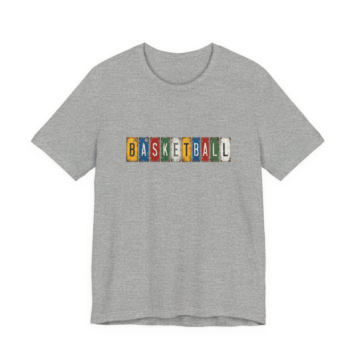 Basketball License Plate T-Shirt