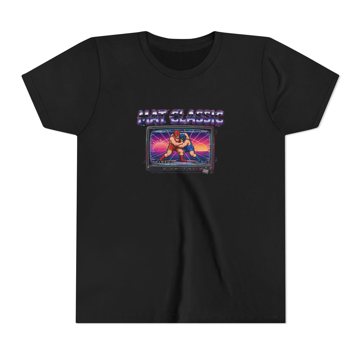 90s VHS Wrestling Youth T-Shirt