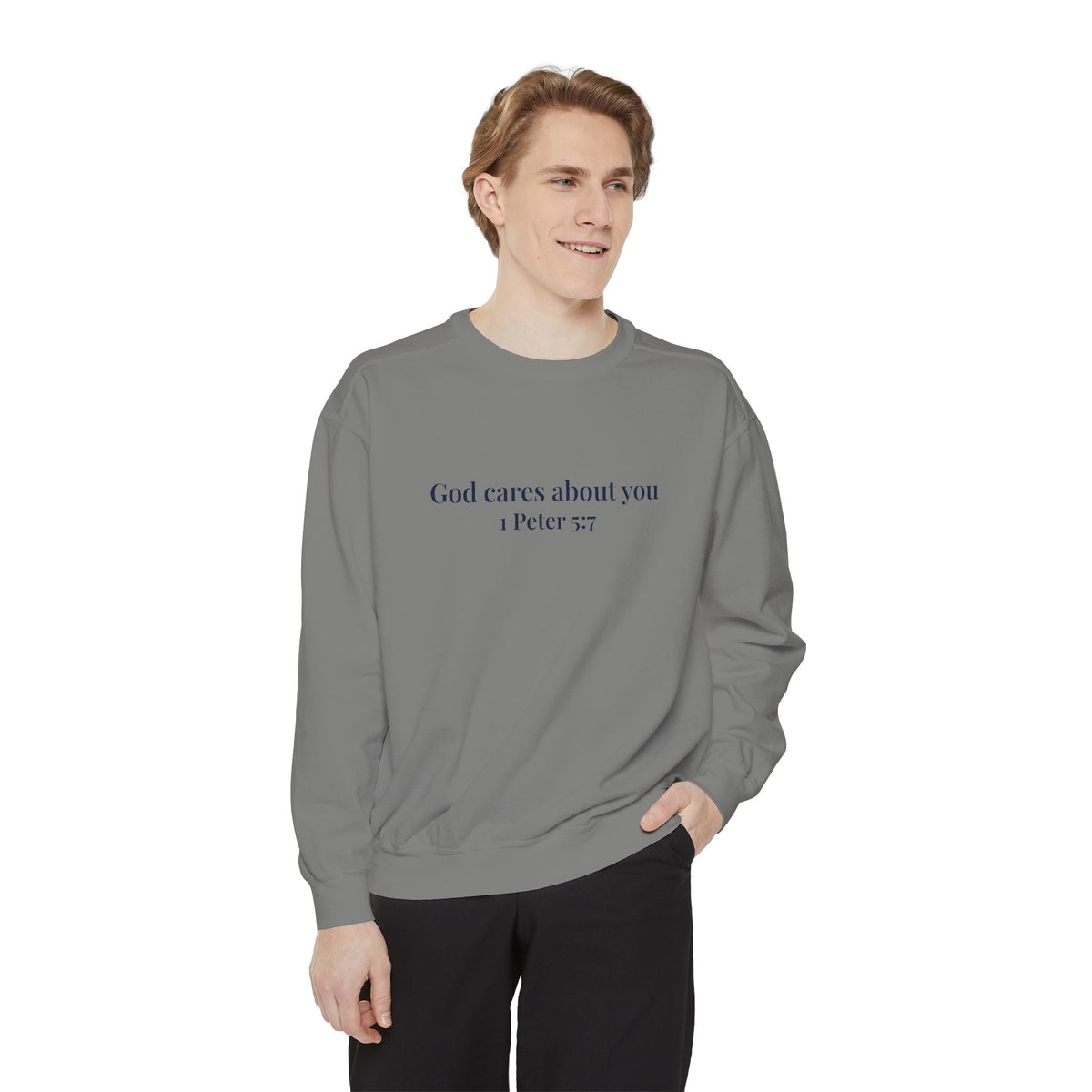 God Cares About You Crewneck Sweatshirt