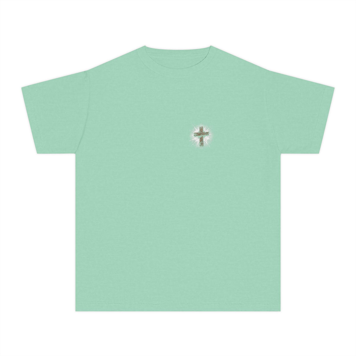I Can Do All Things Baseball Splatter Youth T-Shirt