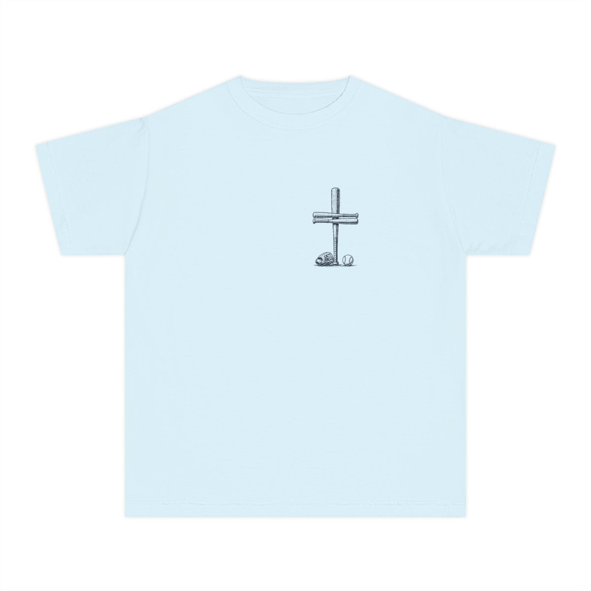 I Can Do All Things Baseball Cross Youth T-Shirt