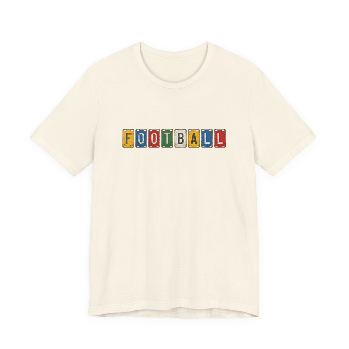 Football License Plate T-Shirt