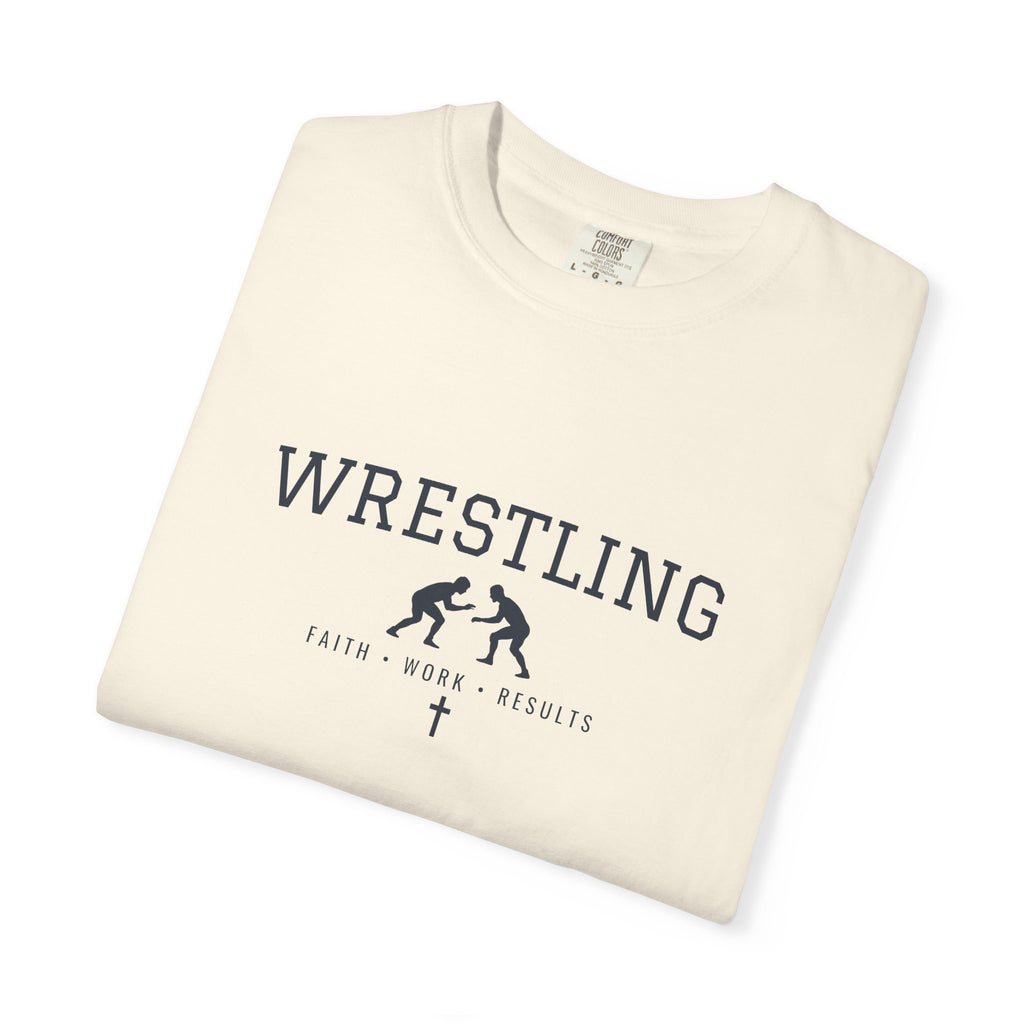 Wrestling Faith Work Results T-Shirt